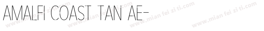 Amalfi Coast Tan Ae字体转换